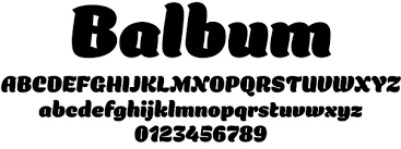 Balbum Rolypoly Font preview